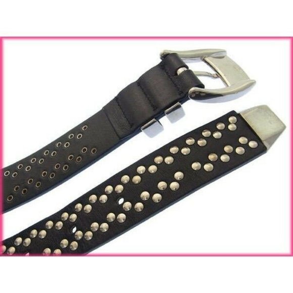 Versace belt Black Silver Woman Authentic Used - Picture 5 of 6